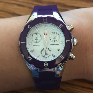 Michele Purple Tahitian Jelly Bean Watch